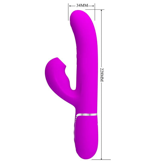 Pretty Love Flirtation Pretty Love - Perlita Multifunction 3 In 1 G-Spot Vibrator Violet