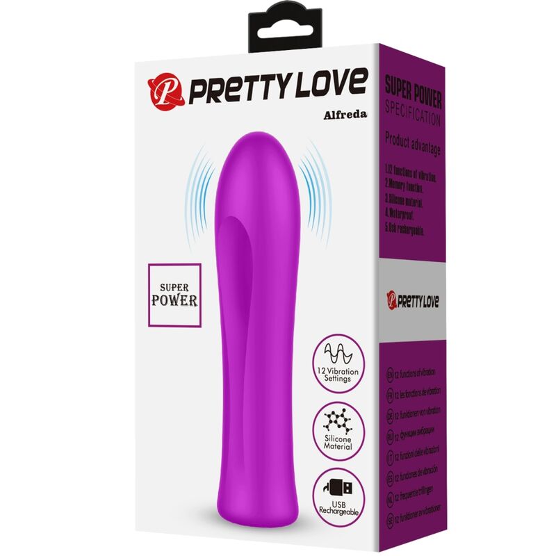 Pretty Love Flirtation Pretty Love - Alfreda Super Power Vibrator Violet