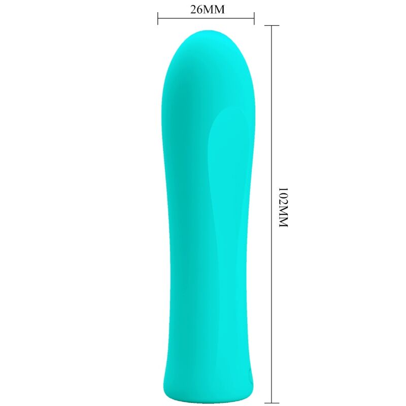 Pretty Love Flirtation Pretty Love - Alfreda Super Power Vibrator Aqua Green