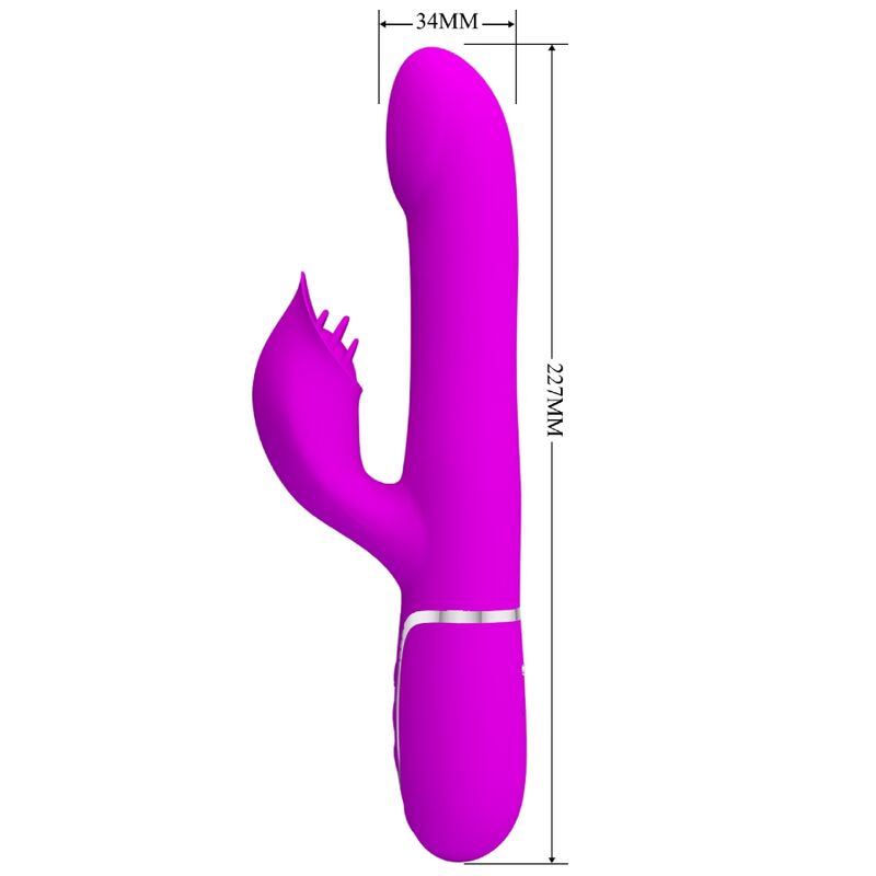 Pretty Love Flirtation Pretty Love - Rabbit Vibrator Pearls Violet