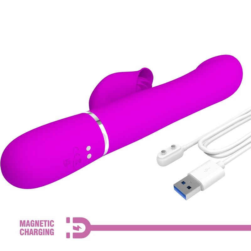 Pretty Love Flirtation Pretty Love - Rabbit Vibrator Pearls Violet