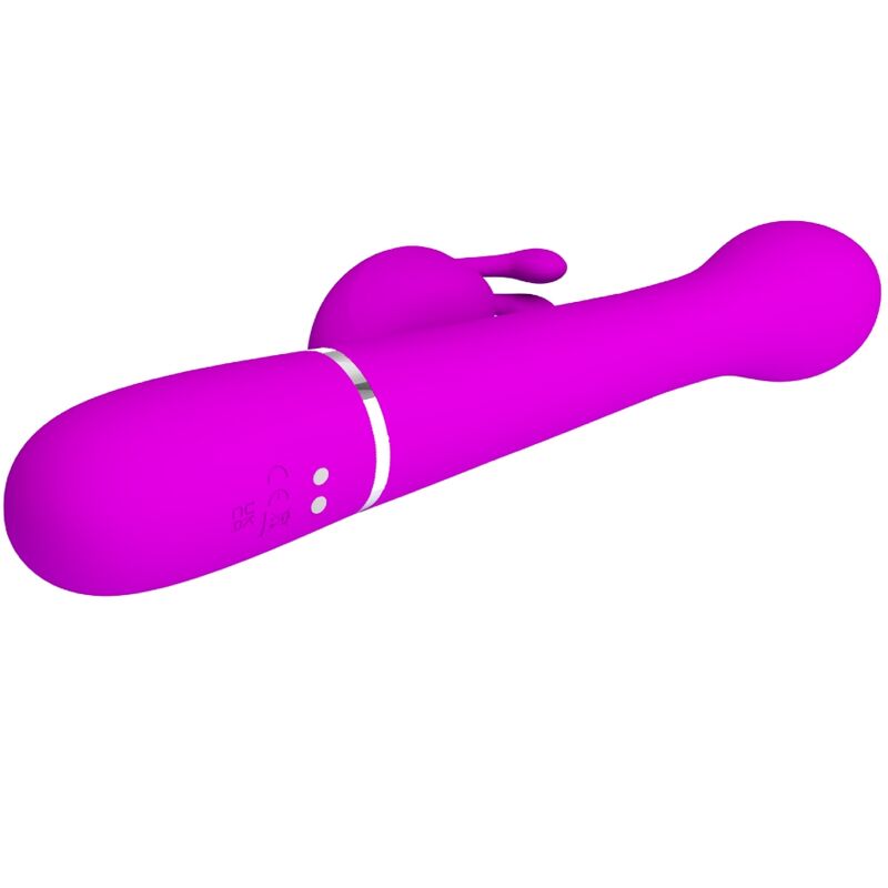 Pretty Love Flirtation Pretty Love - Dejon Rabbit Vibrator 3 In 1 Multifunction Violet