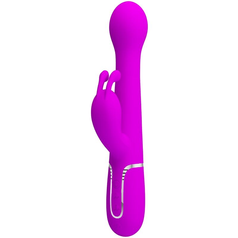 Pretty Love Flirtation Pretty Love - Dejon Rabbit Vibrator 3 In 1 Multifunction Violet