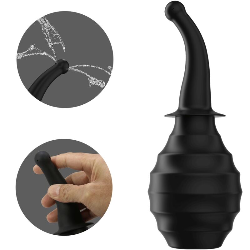 Mr Play Anal Douche Blkm6 Super Power Black