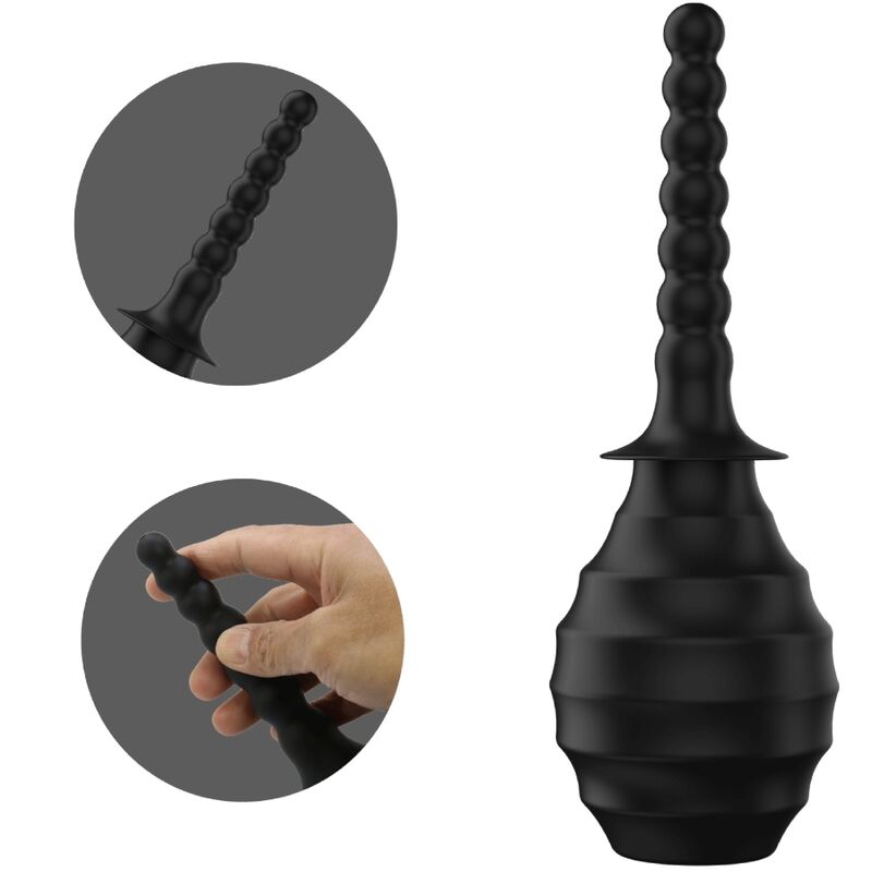 Mr Play Anal Douche Blkm7 Super Power Black