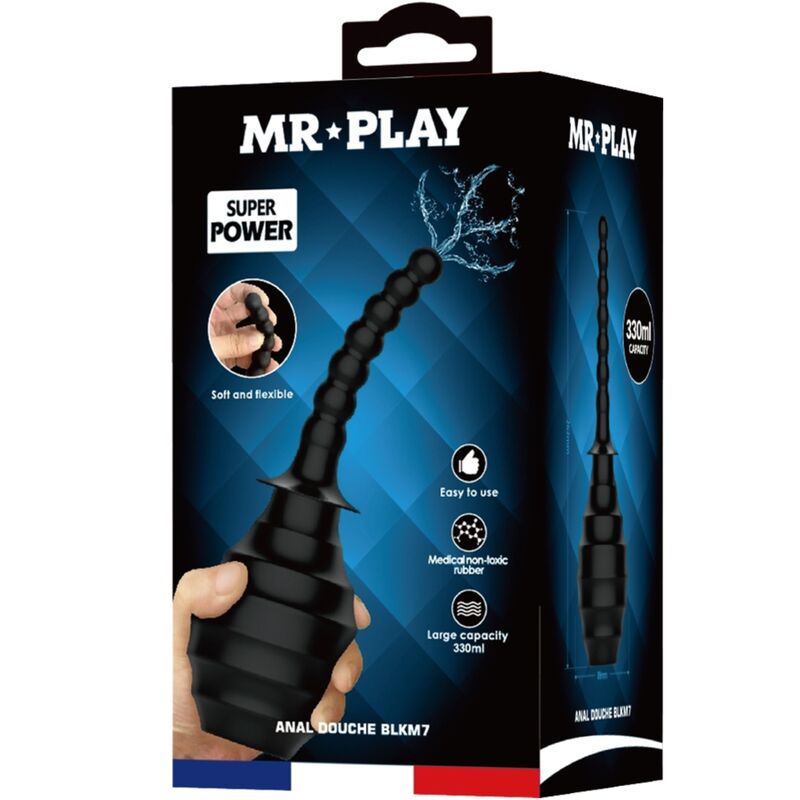 Mr Play Anal Douche Blkm7 Super Power Black