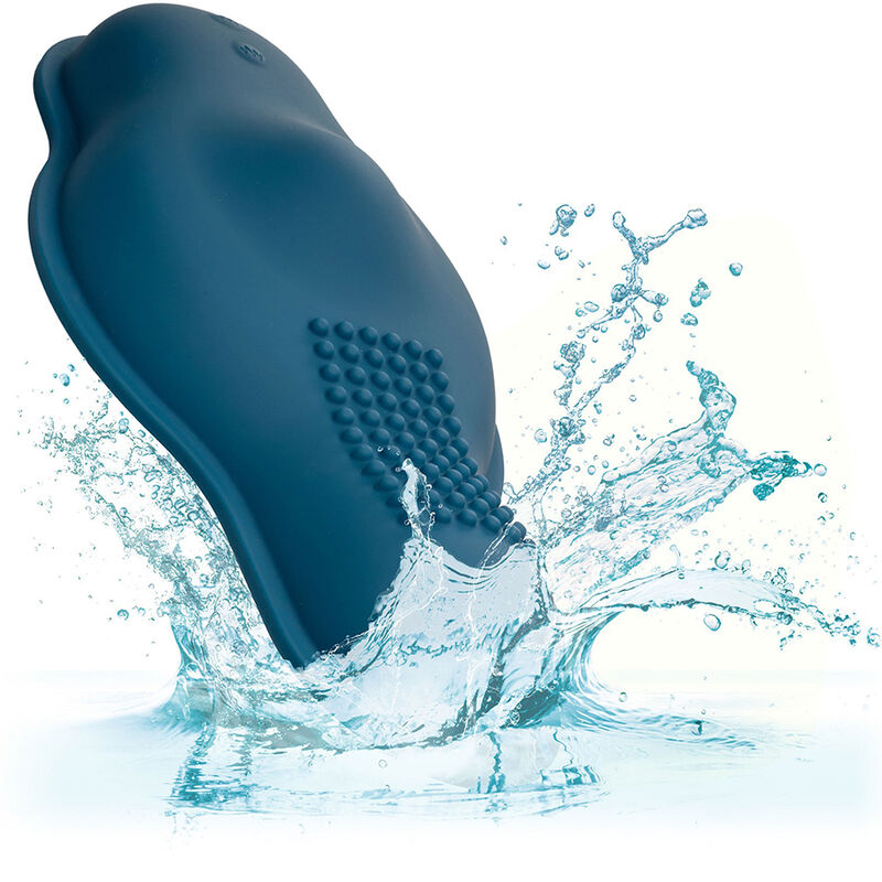Calexotics Rider Massager Double Motor Remote Control Blue