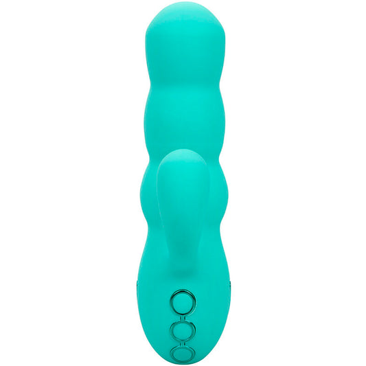 Calexotics Del Mar Diva Vibrator Rabbir Aqua Green By California Dreaming