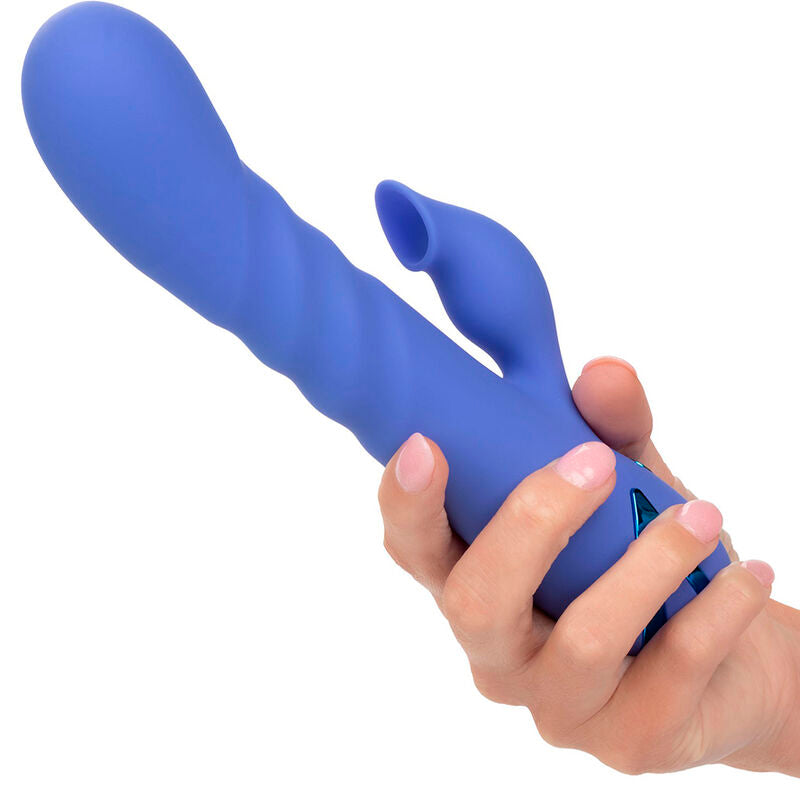 Calexotics L.a Love Vibrator & Sucker Blue By California Dreaming