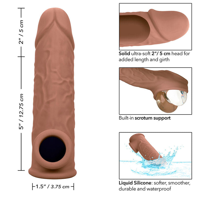 Calexotics Performance Maxx Life-Like Extension 7 Brown Skin