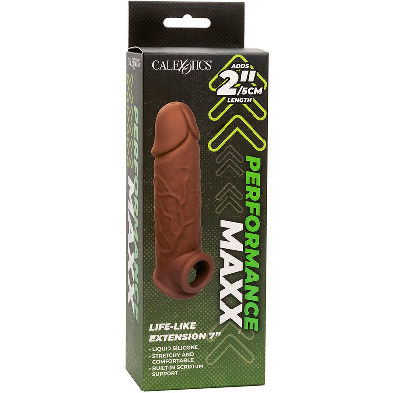 Calexotics Performance Maxx Life-Like Extension 7 Brown Skin