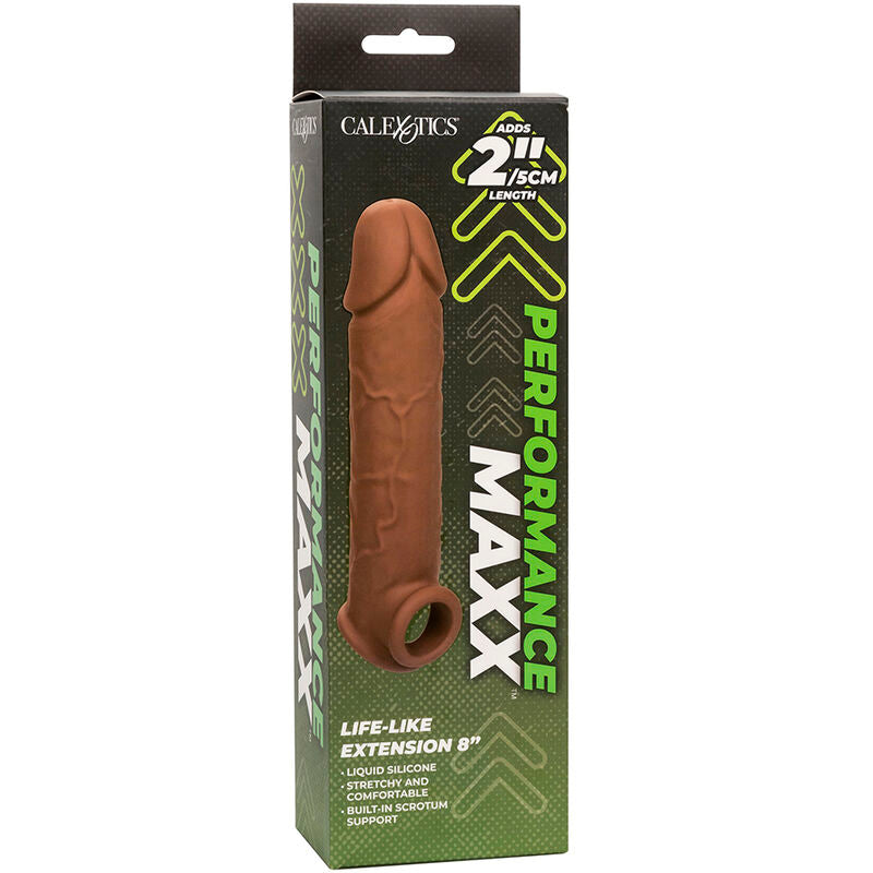 Calexotics Performance Maxx Life-Like Extension 8 Brown Skin