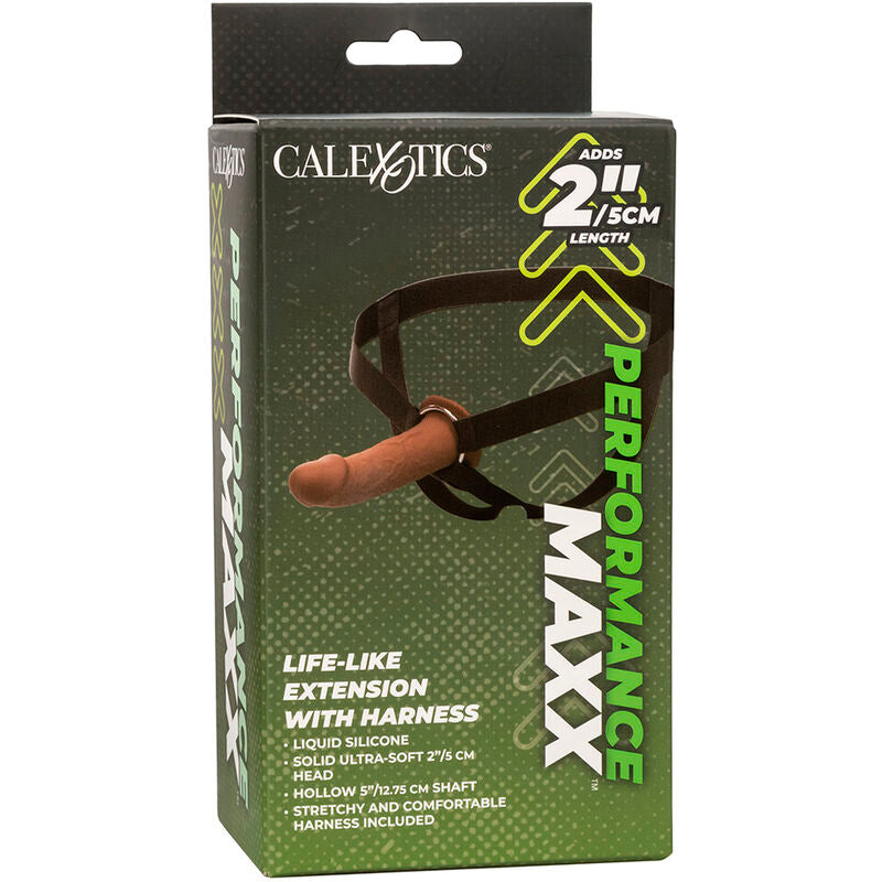 Calexotics Performance Maxx Life-Like Extension With Harness Brown Skin