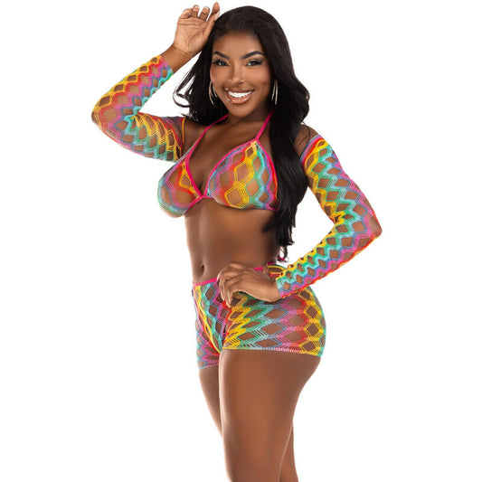 Leg Avenue Sets Leg Avenue - Three Piece Set Multicolor