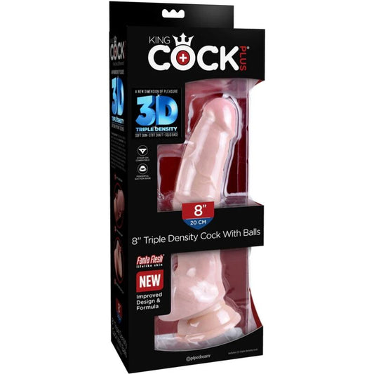 King Cock Plus King Cock - Triple Density Dildo 18.4 Cm
