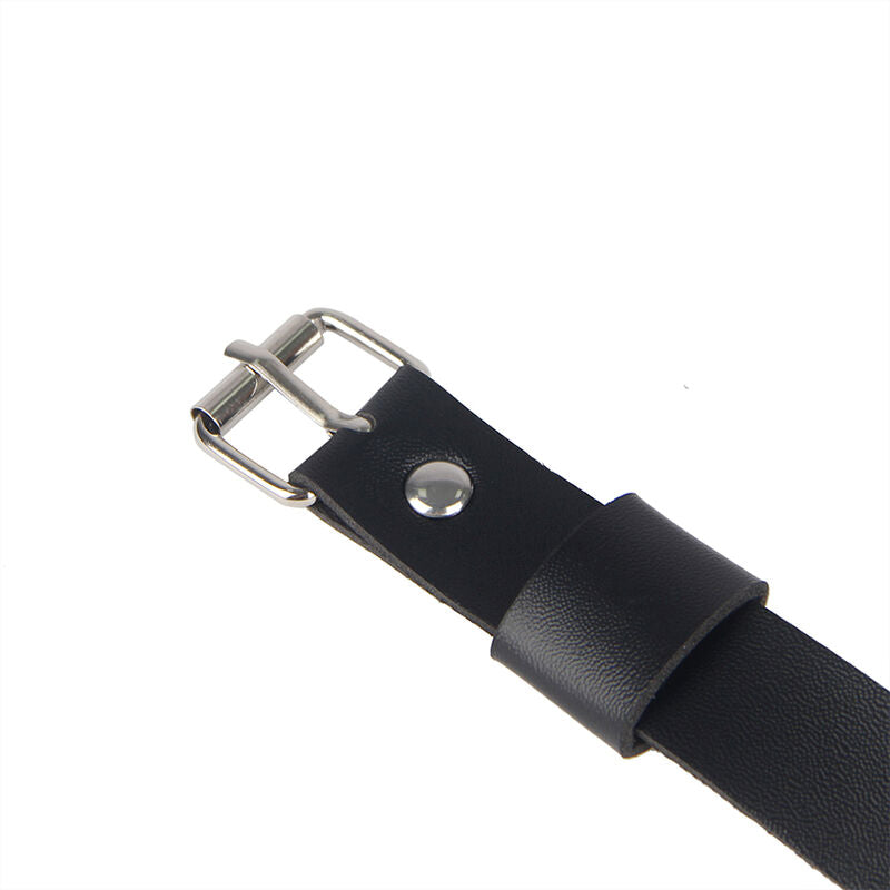 Subblime Fetish Subblime - Leather Chainleg Harness Black One Size