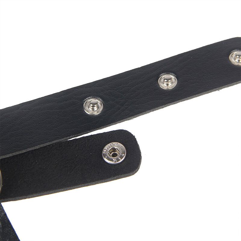 Subblime Fetish Subblime - Chest Harness Leather Chains Black One Size