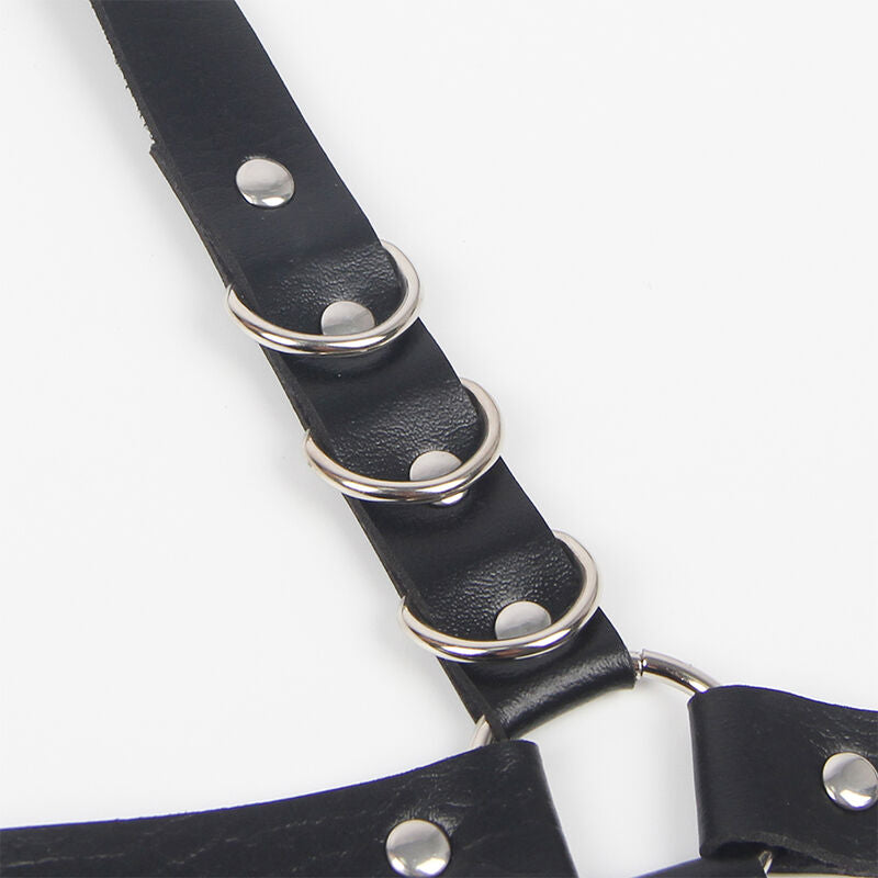 Subblime Fetish Subblime - Garter Harness With Rings One Size