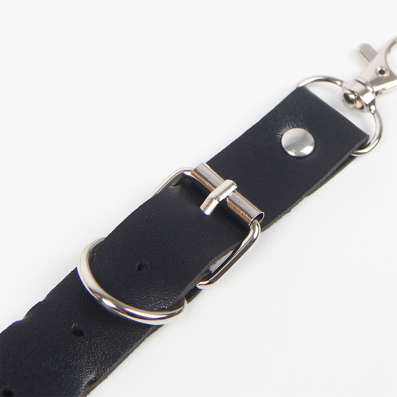 Subblime Fetish Subblime - Belt And Garter Harness With Rings And Chaindetail One Size
