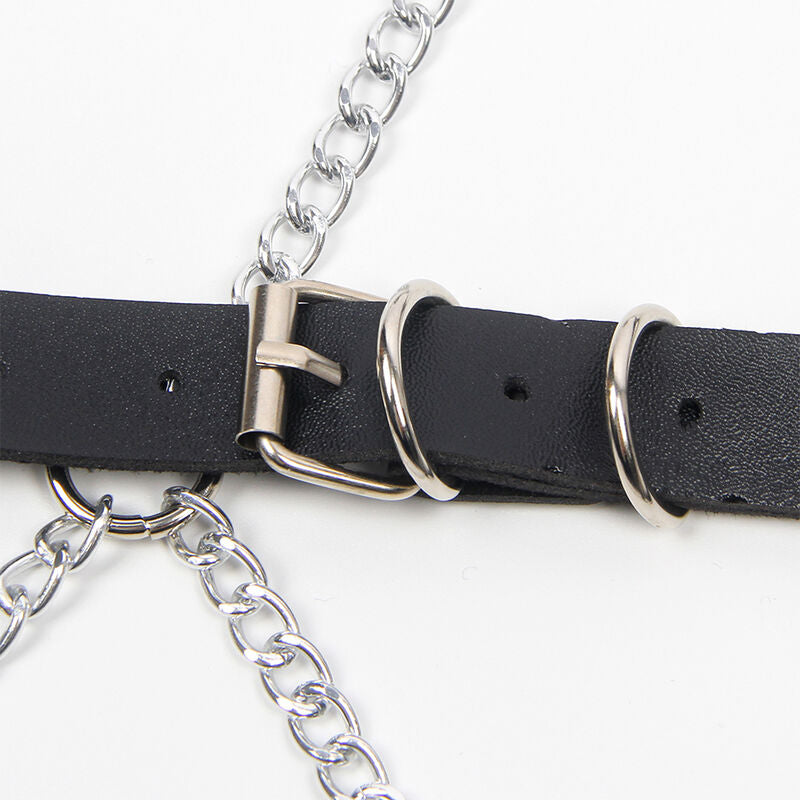Subblime Fetish Subblime - Full Body Harness With Star Chaindetail One Size