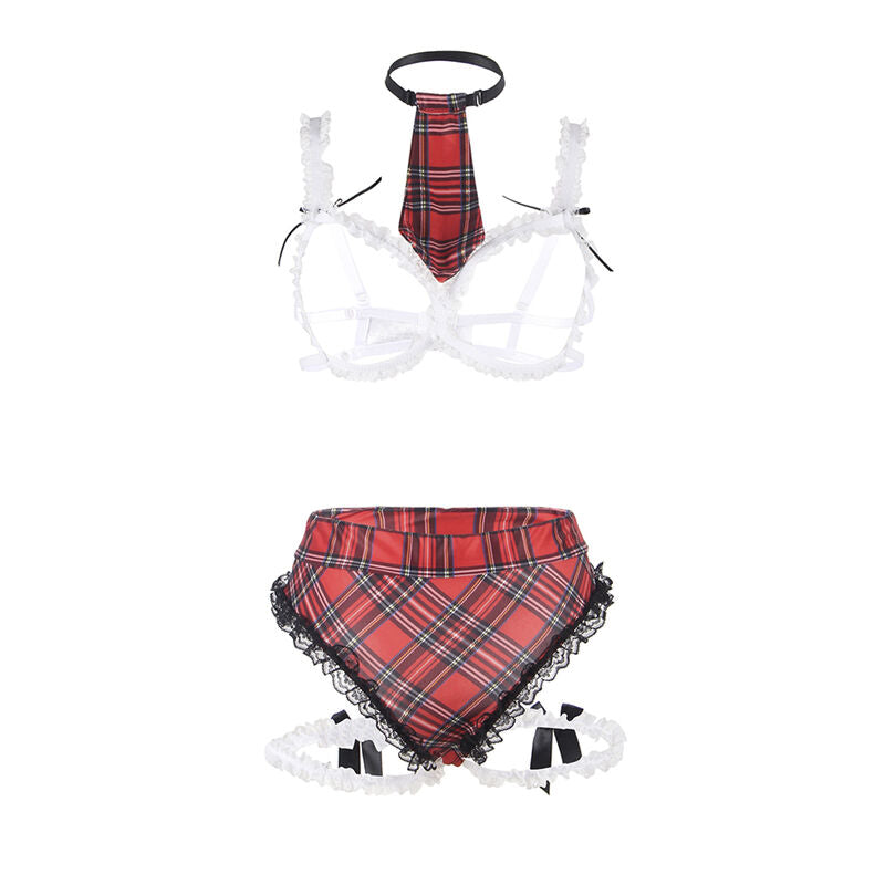 Subblime Costumes Subblime - Disfraz De Colegiala Sexy Con Sujetador S/M