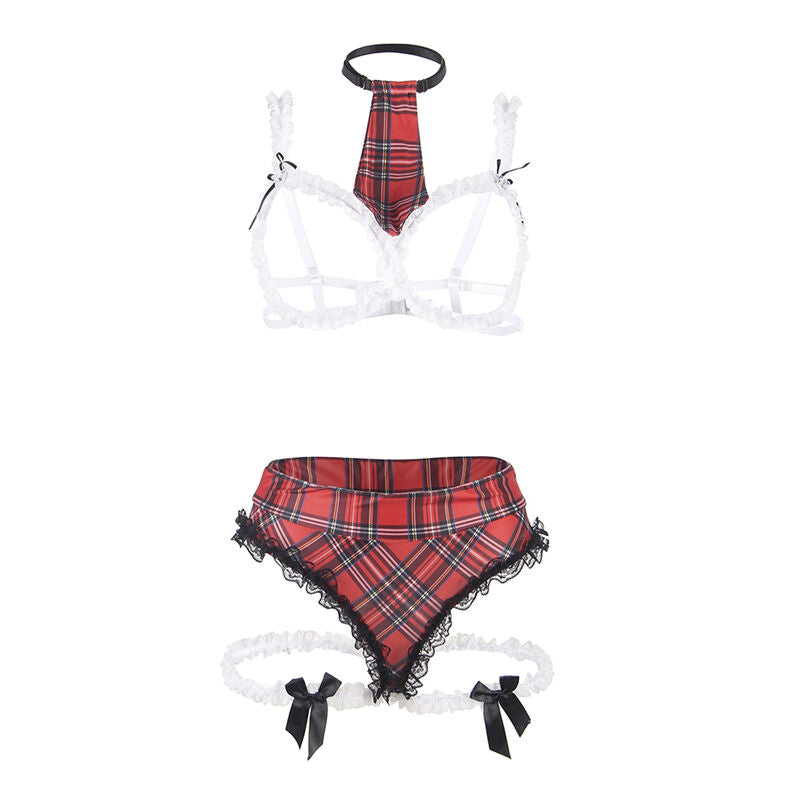 Subblime Costumes Subblime - Disfraz De Colegiala Sexy Con Sujetador S/M