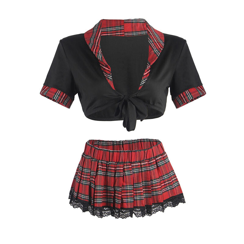 Subblime Costumes Subblime - Disfraz De Colegiala Sexy Con Top S/M