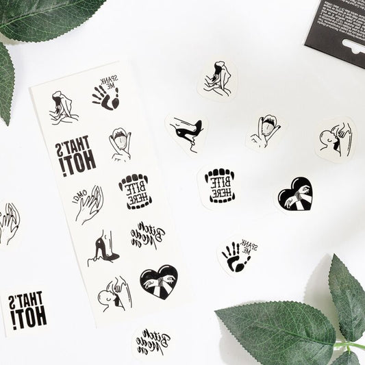 Secretplay Secret Play - Set Of 10 Temporary Tattoos Kinky Collection