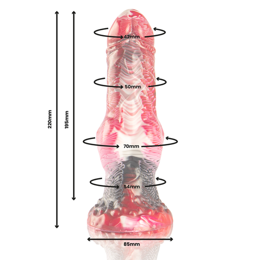 Epic Helios Dildo With Testicles Heat And Ecstasy