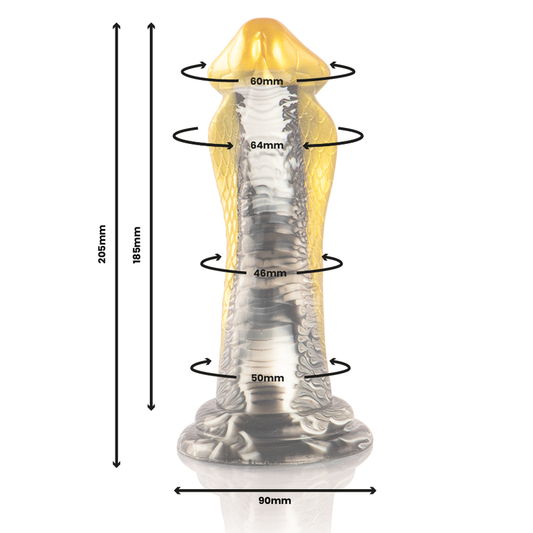 Epic Drakon Dildo Yellow Cobra