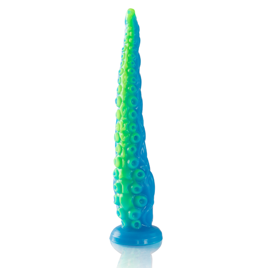 Epic Scylla Fluorescent Thin Tentacle Dildo Large Size