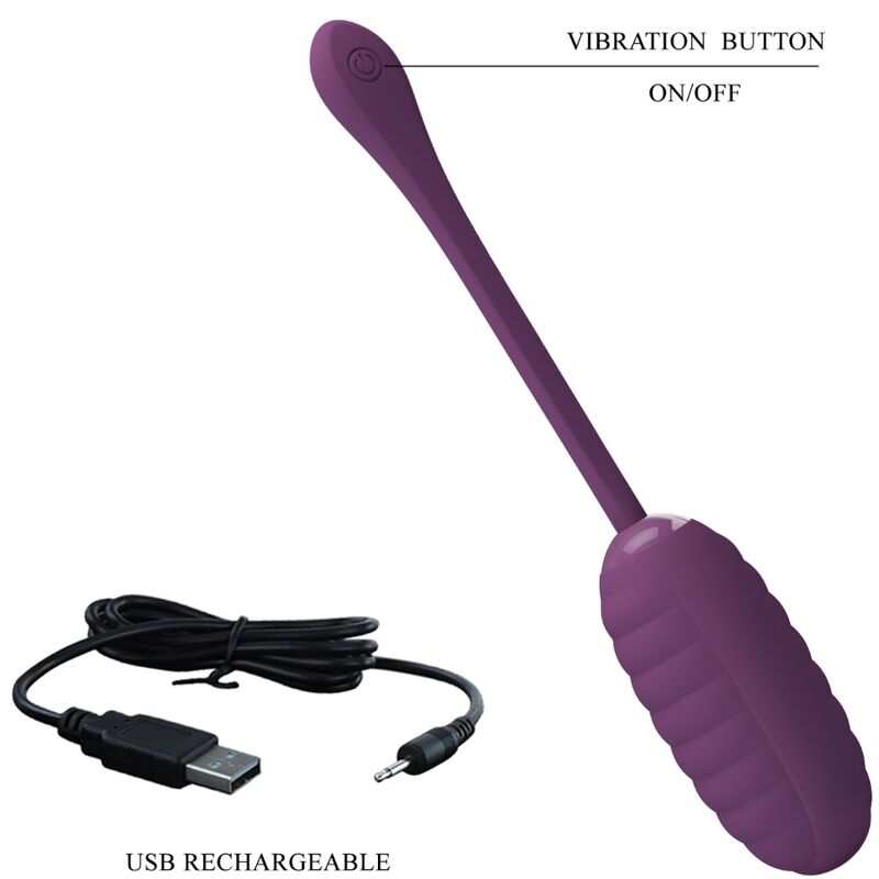 Pretty Love Smart Pretty Love - Casper Purple Rechargeable Vibrating Egg