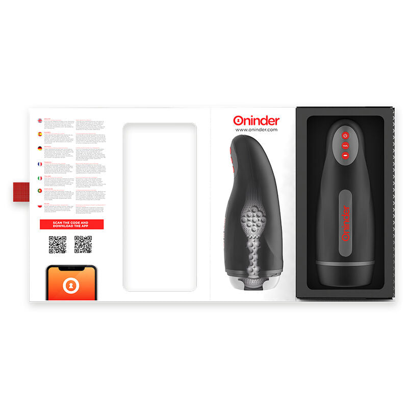 Oninder Seoul Rechargeable Male Masturbator 10 Speed - Free App