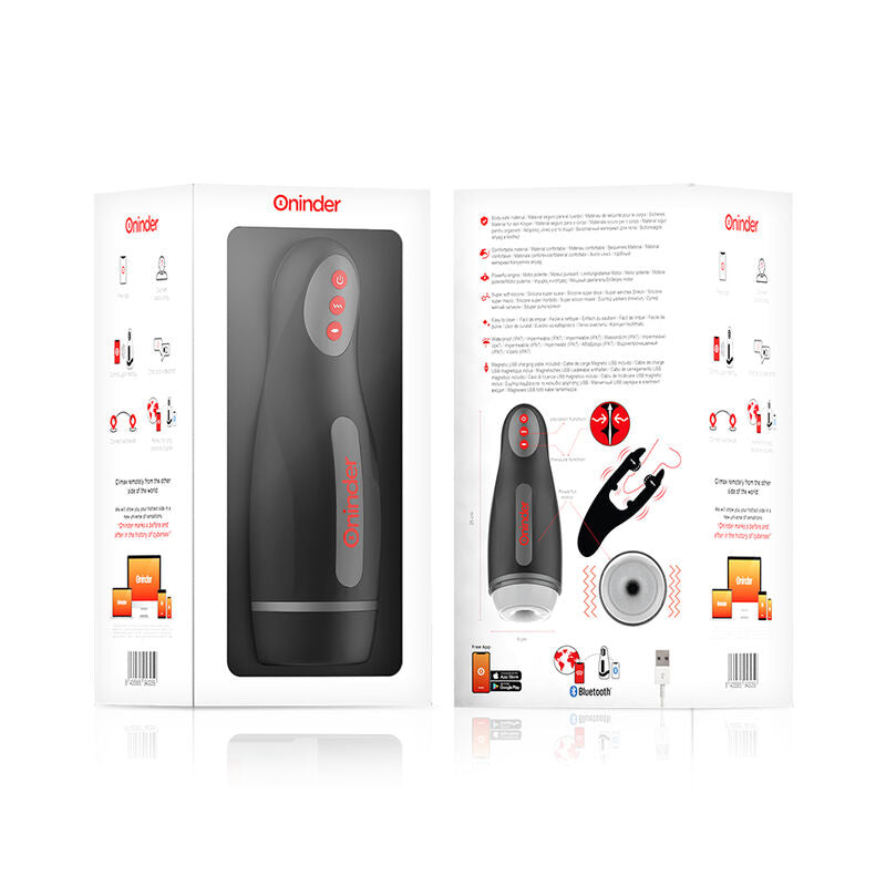 Oninder Seoul Rechargeable Male Masturbator 10 Speed - Free App