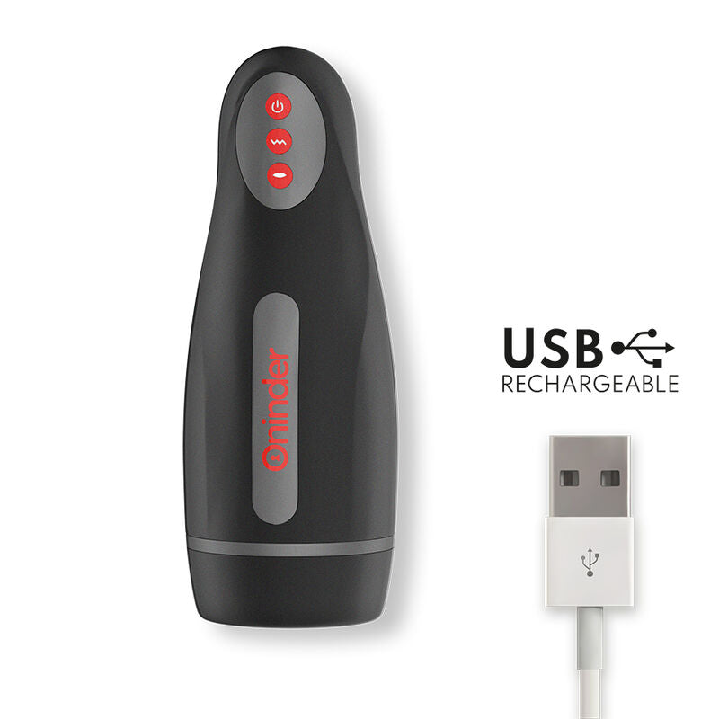 Oninder Seoul Rechargeable Male Masturbator 10 Speed - Free App