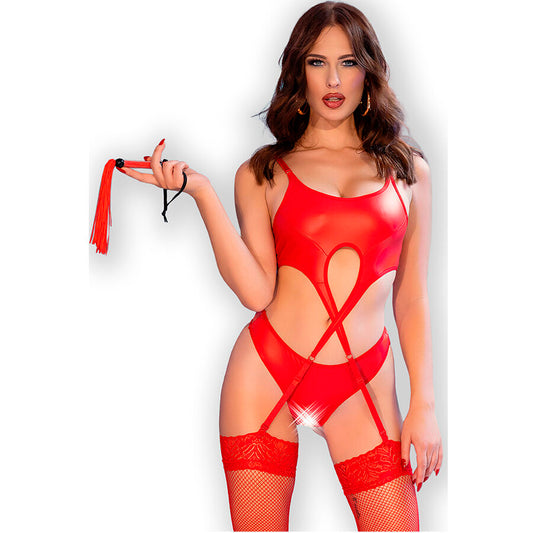 Chilirose Sets Chilirose - Cr 4625 Set Cuatro Piezas Crotchless Rojo S
