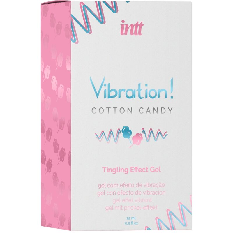 Intt Unisex Arousal Gel Intt - Powerful Intimate Stimulant Cotton Candy Liquid Vibrator Gel 15 Ml
