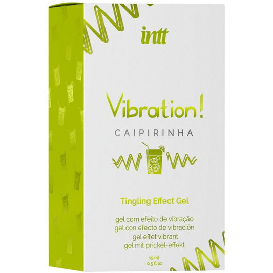 Intt Unisex Arousal Gel Intt - Powerful Intimate Stimulant Caipirinha Liquid Vibrator Gel 15 Ml