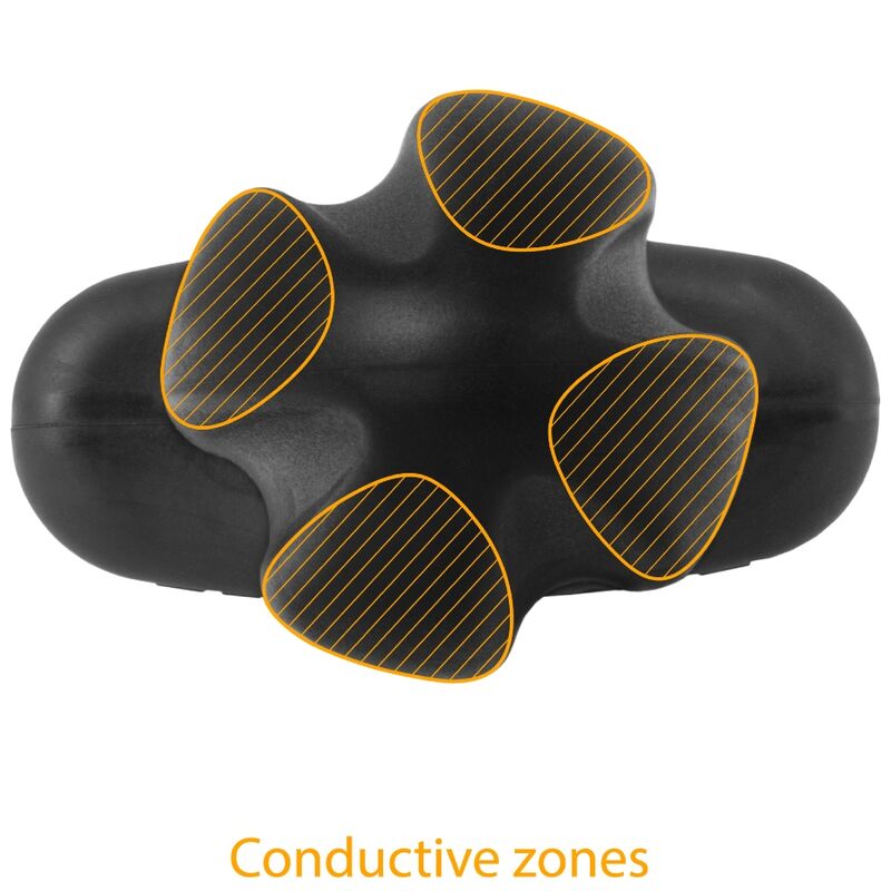 Electrastim Tartarus Anal Plug Quadripolar Silicone Black