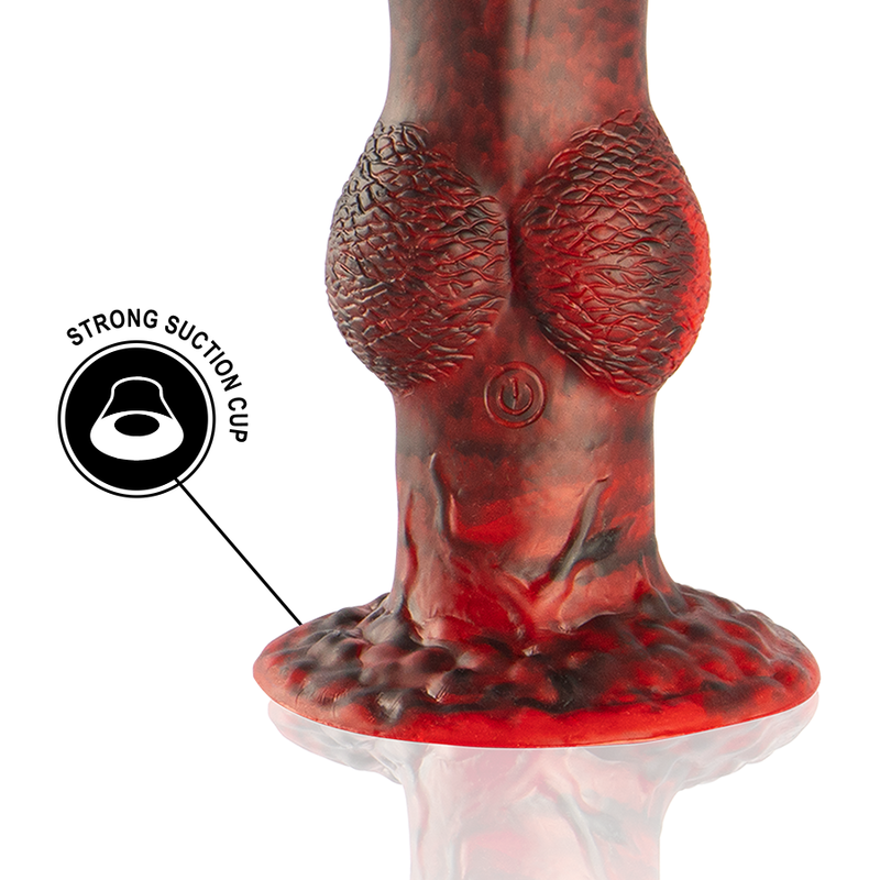 Epic Prometheus Dildo Titan In Flames Rechargeable Remote Control