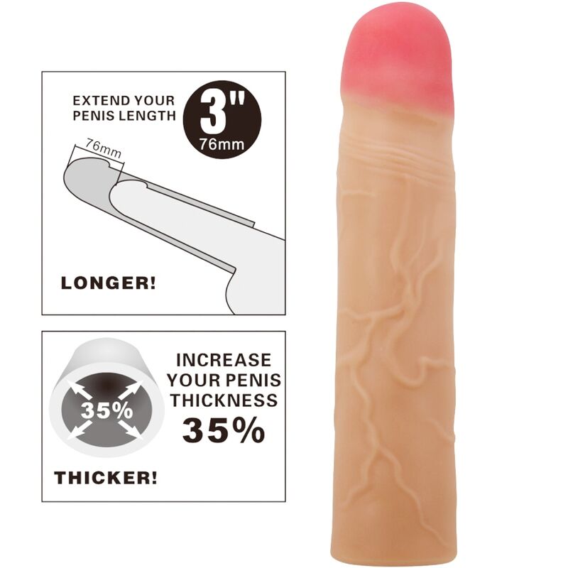 Pretty Love Male Pretty Love - Kylian Penis Extender Cover Flesh