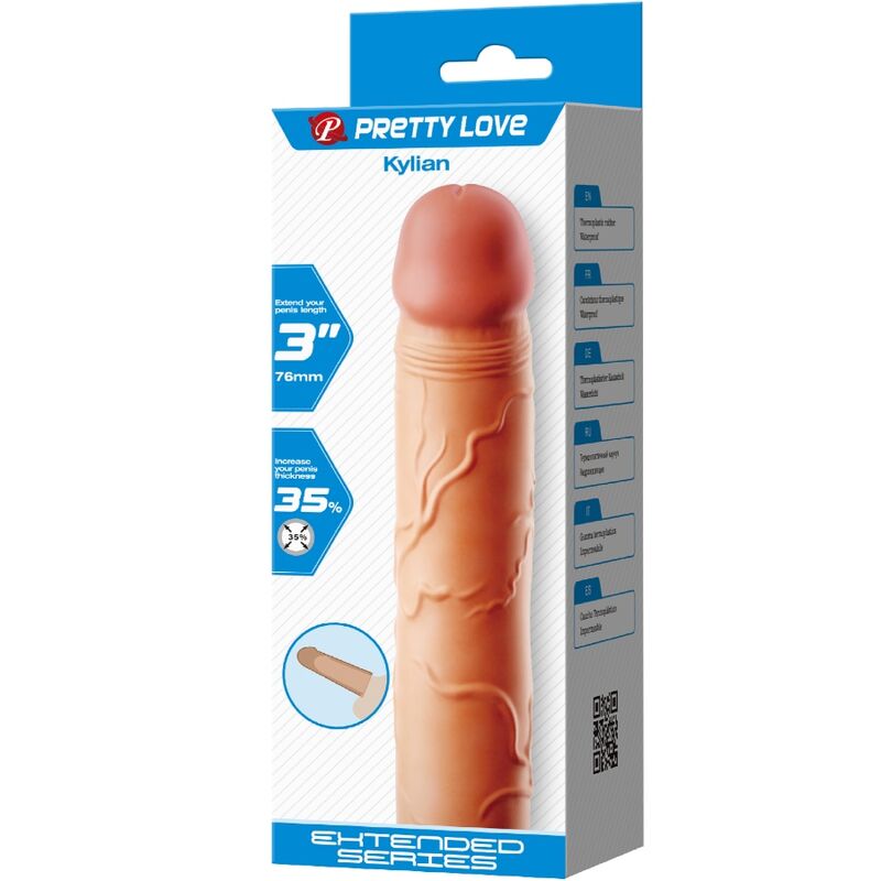 Pretty Love Male Pretty Love - Kylian Penis Extender Cover Flesh