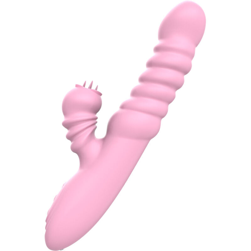 Armony Vibrators Armony - Vibrator Multifunction With Stimulating Tongue Heat Effect Pink