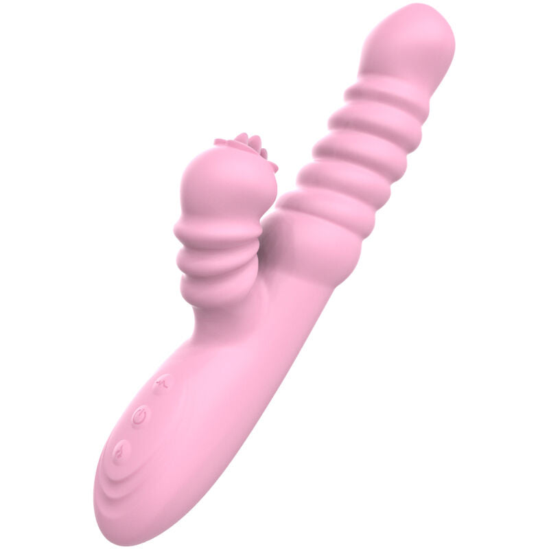 Armony Vibrators Armony - Vibrator Multifunction With Stimulating Tongue Heat Effect Pink