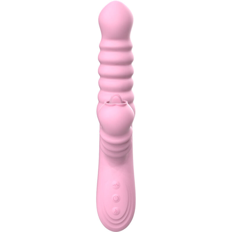 Armony Vibrators Armony - Vibrator Multifunction With Stimulating Tongue Heat Effect Pink
