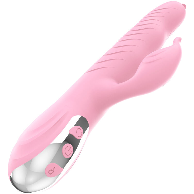 Armony Vibrators Armony - Marcia Vibrator & Thrusting Double Tongue Heat Effect Pink