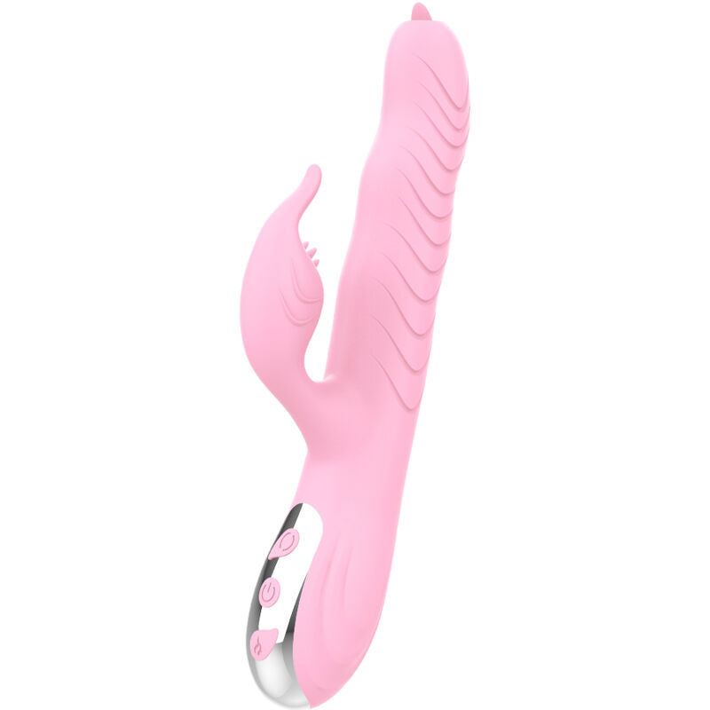 Armony Vibrators Armony - Marcia Vibrator & Thrusting Double Tongue Heat Effect Pink