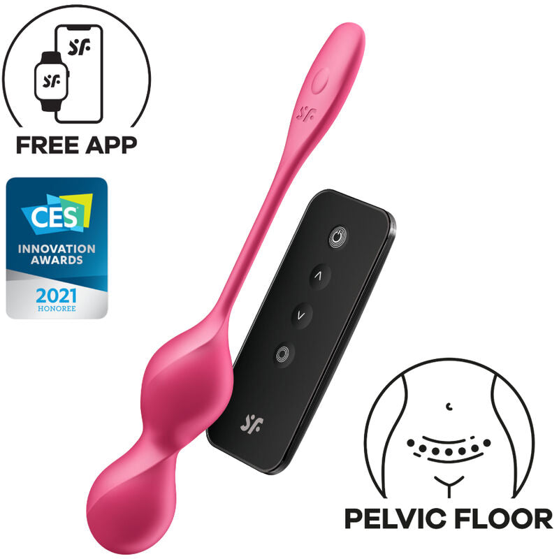 Satisfyer Balls Satisfyer - Love Birds 2 Vibrating Kegel Balls + Free App