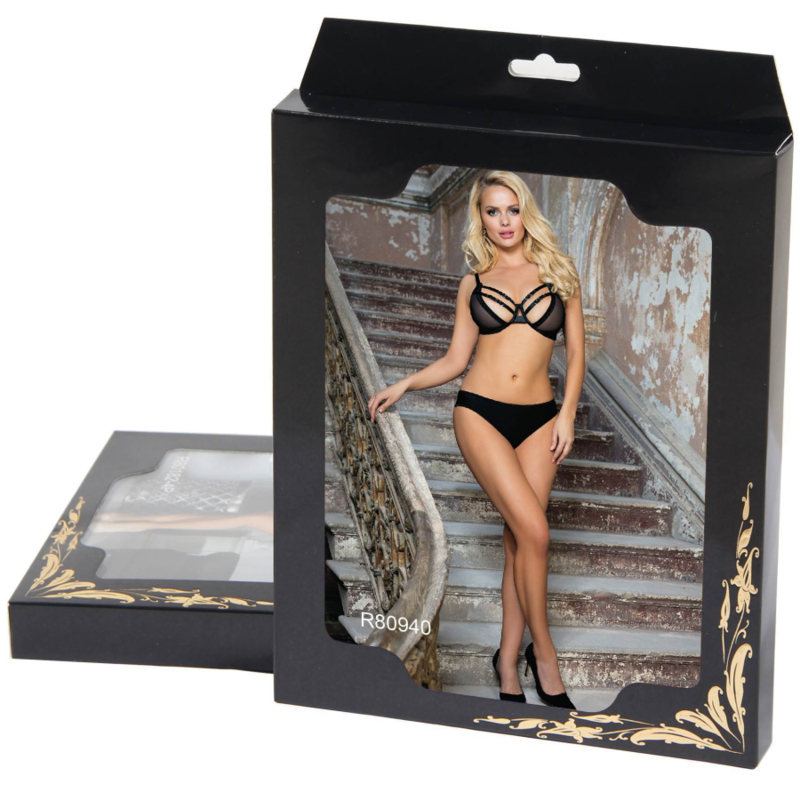 Subblime Sets Subblime - Two Piece Set Of Transparency Bra And S/M Strips