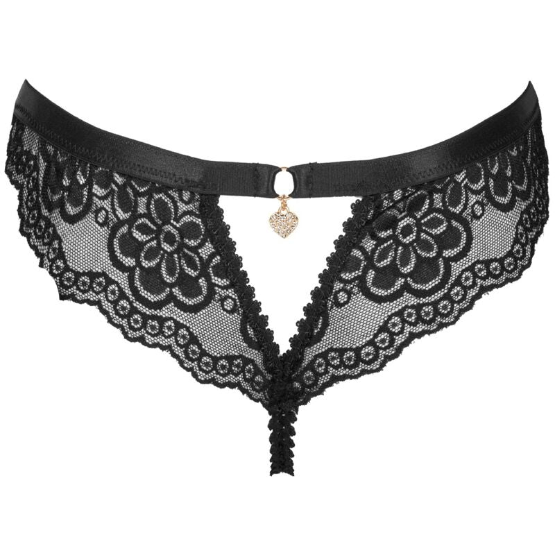 Livco Corsetti Panties Livco Corsetti Fashion - Oksurin Panty Con Apertura Negro
